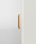 21786 - Rectangular Flush Pull - Brushed Gold PVD - Passage