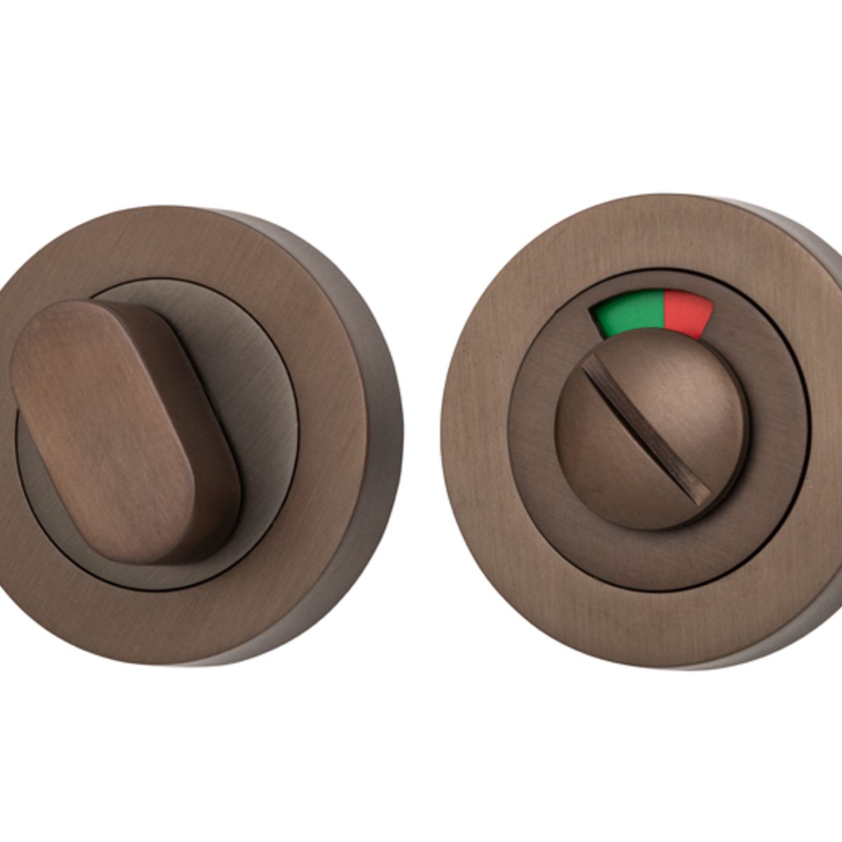 20071 - Privacy Turn With Indicator - Round - Signature Brass