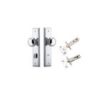11838KPRIV60 - Paddington Knob - Stepped Backplate Privacy Kit with Privacy Turn - Polished Chrome - Privacy