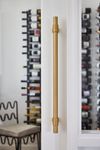 20707 - Helsinki Pull Handle - 450mm - Brushed Brass - Entrance