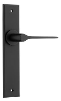 Como Lever - Chamfered Backplate