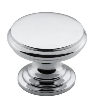 Flat Cupboard Knob - D32xP23mm