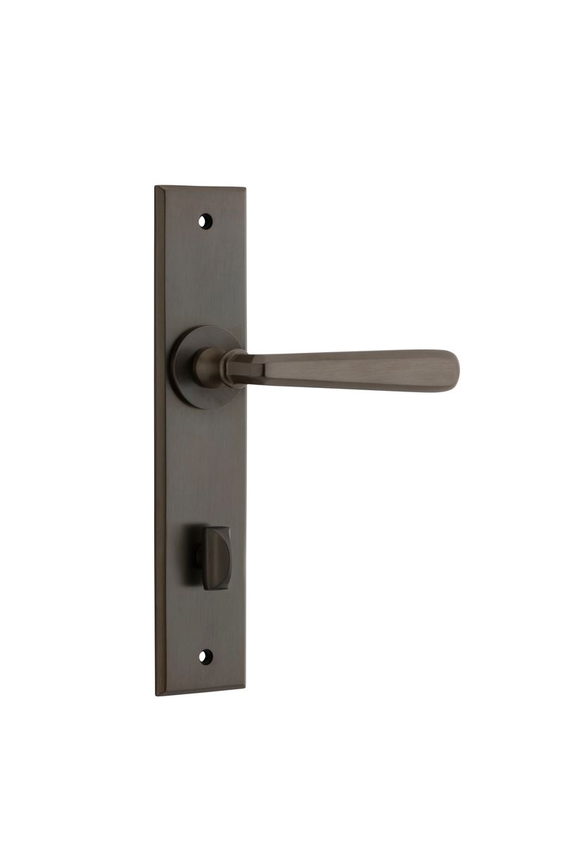 10880P85 - Copenhagen Lever - Chamfered Backplate - Signature Brass - Privacy