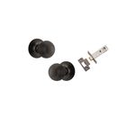 0221KPASS60 - Guildford Knob - Round Rose Passage Kit - Signature Brass - Passage