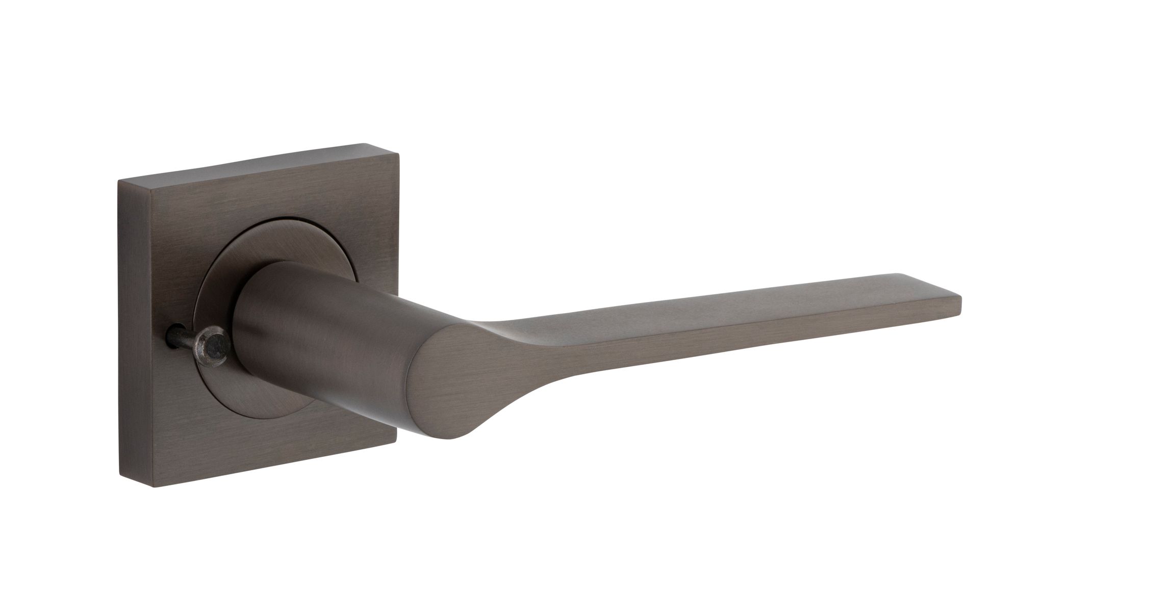 0431KIBPRIV60 - Como Lever - Square Rose Privacy Kit (Inbuilt Privacy) - Signature Brass - Privacy