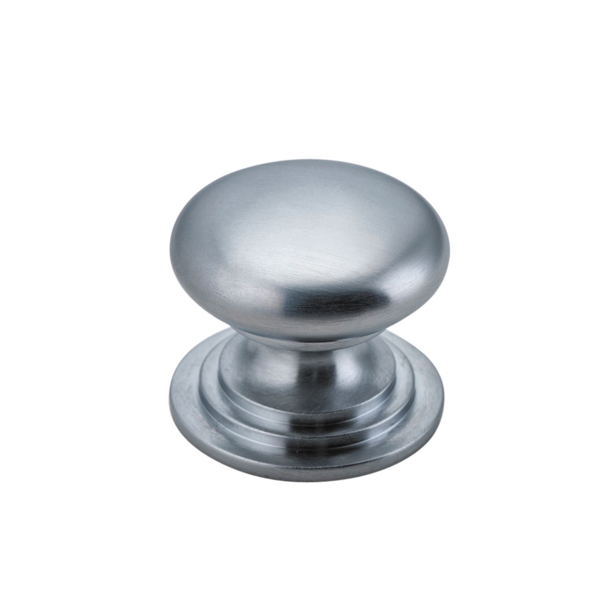 0568 - Sarlat Cupboard Knob - P27xD32mm - Brushed Chrome