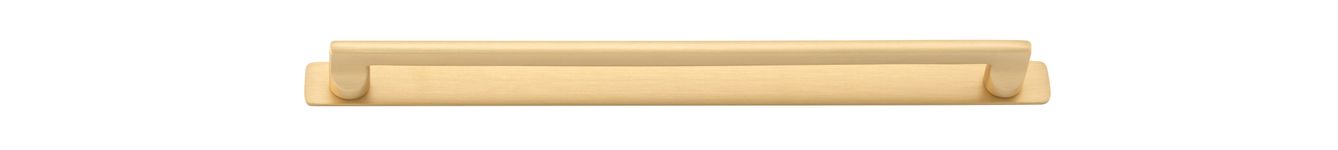 20916B - Baltimore Cabinet Pull with Backplate - CTC320mm - Brushed Brass
