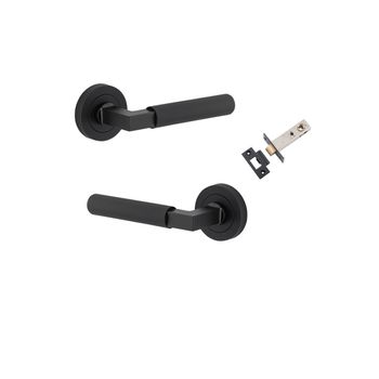 Brunswick Lever - Round Rose Passage Kit