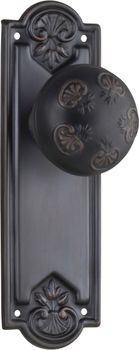 Nouveau Door Knob - Long Backplate