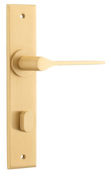 Como Lever - Chamfered Backplate