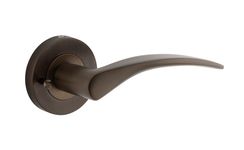9221KIBPRIV60 - Oxford Lever - Round Rose (Inbuilt Privacy) - Signature Brass - Privacy