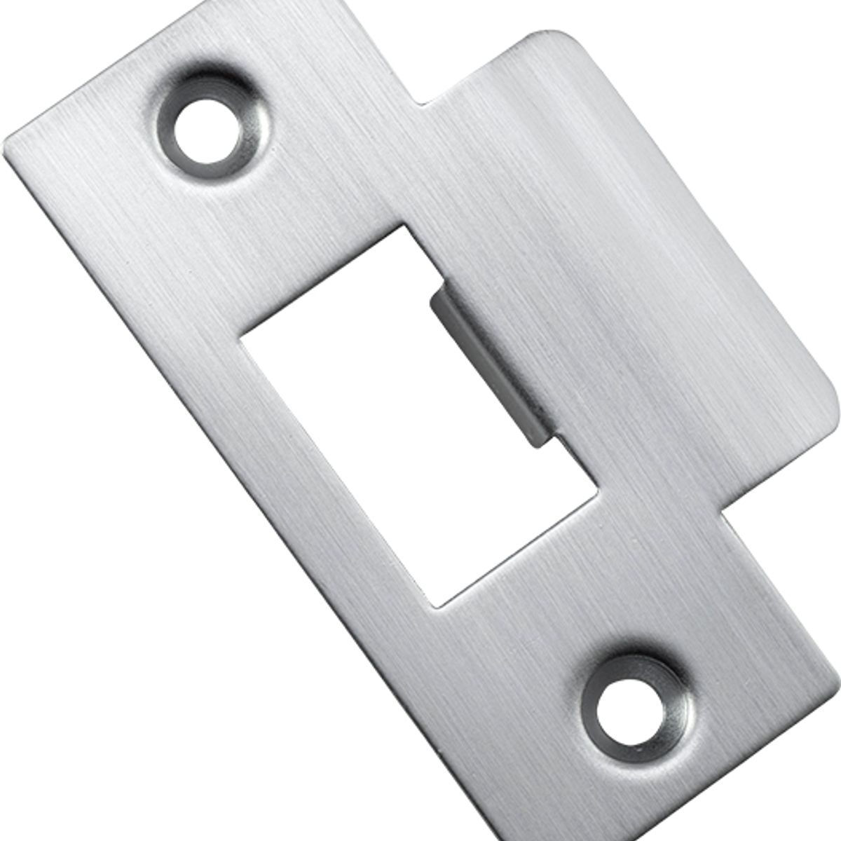 20495 - Metal Door Tube Latch Striker - Brushed Chrome