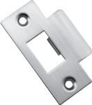 20495 - Metal Door Tube Latch Striker - Brushed Chrome