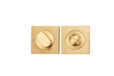 20040 - Privacy Turn - Square - Brushed Brass
