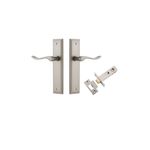 14926KPASS60 - Stirling Lever - Stepped Backplate Passage Kit - Satin Nickel - Passage