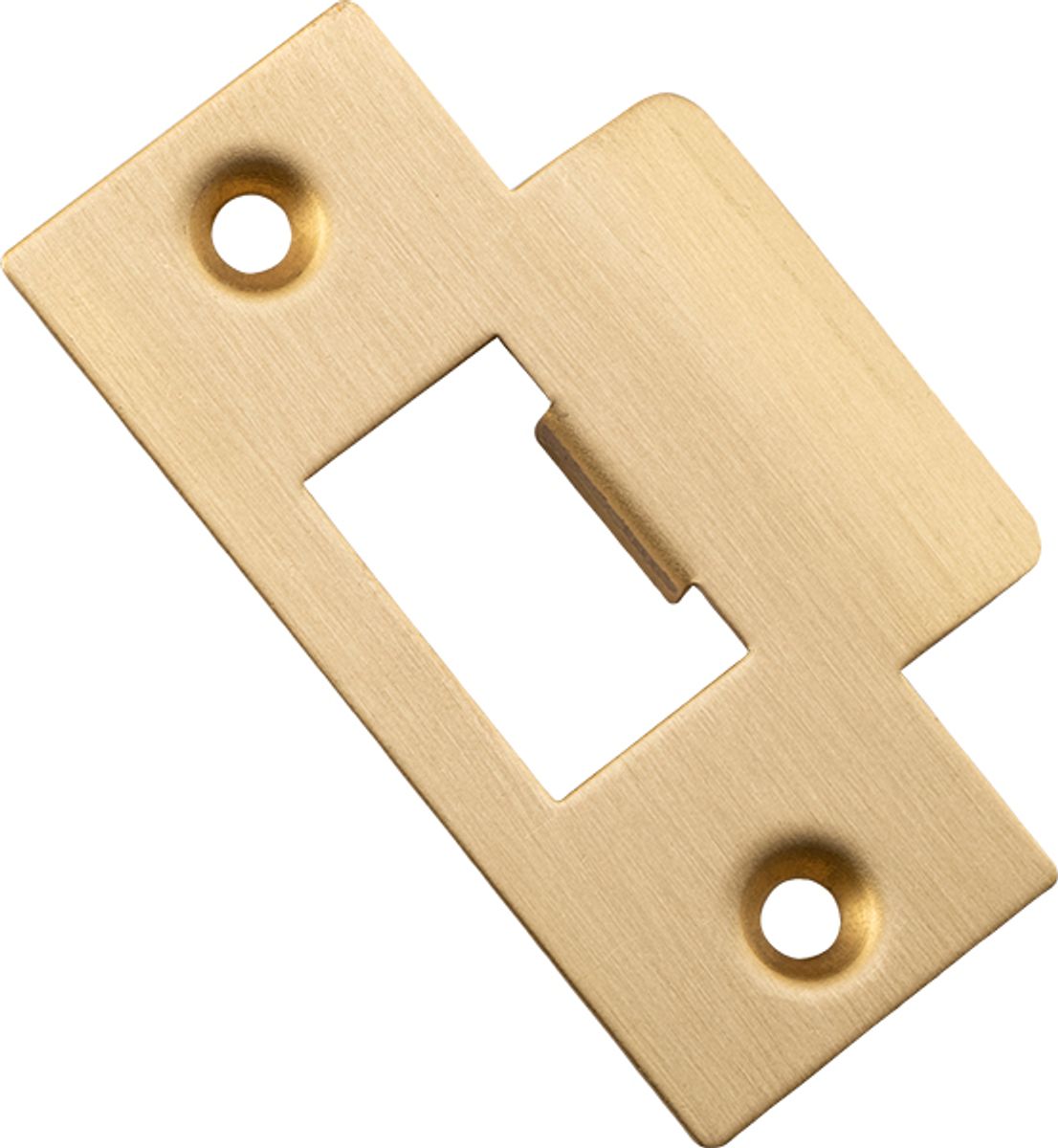 20496 - Metal Door Tube Latch Striker - Brushed Brass
