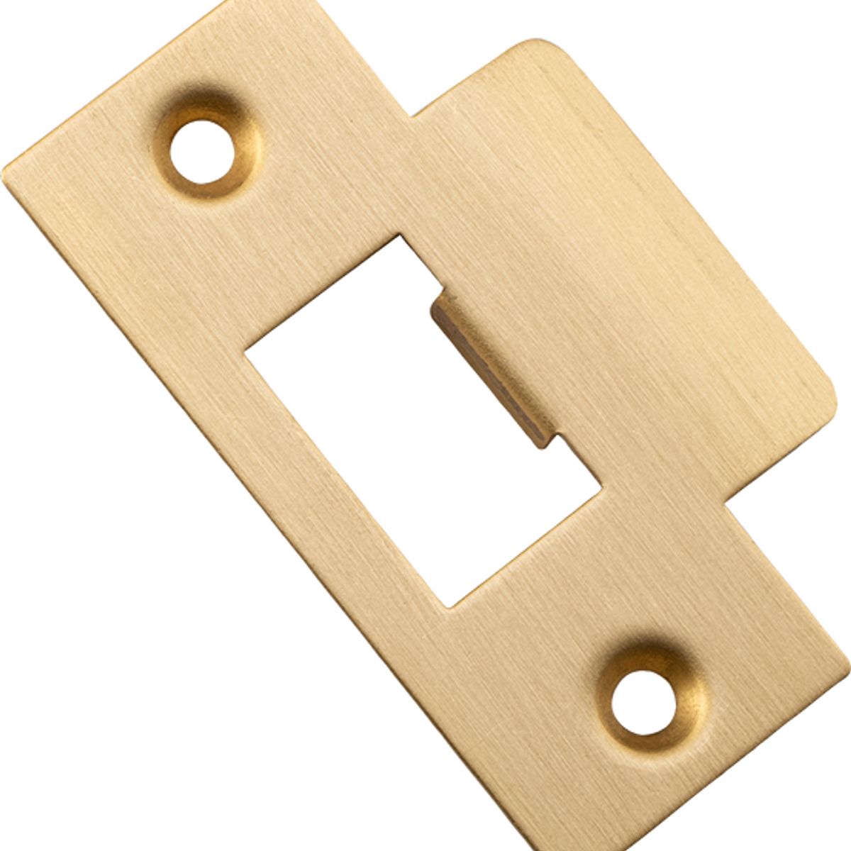 20496 - Metal Door Tube Latch Striker - Brushed Brass