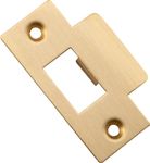 20496 - Metal Door Tube Latch Striker - Brushed Brass