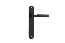 12766P85 - Berlin Lever - Oval Backplate - Matt Black - Privacy