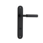 12766P85 - Berlin Lever - Oval Backplate - Matt Black - Privacy