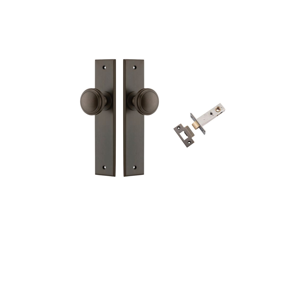 15331KPASS60 - Paddington Knob - Chamfered Backplate Passage Kit - Signature Brass - Passage