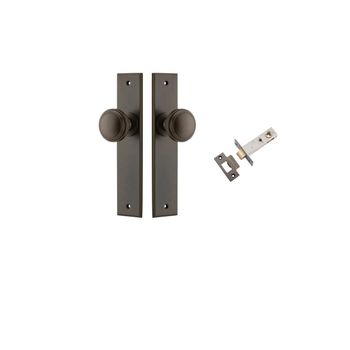 Paddington Knob - Chamfered Backplate Passage Kit