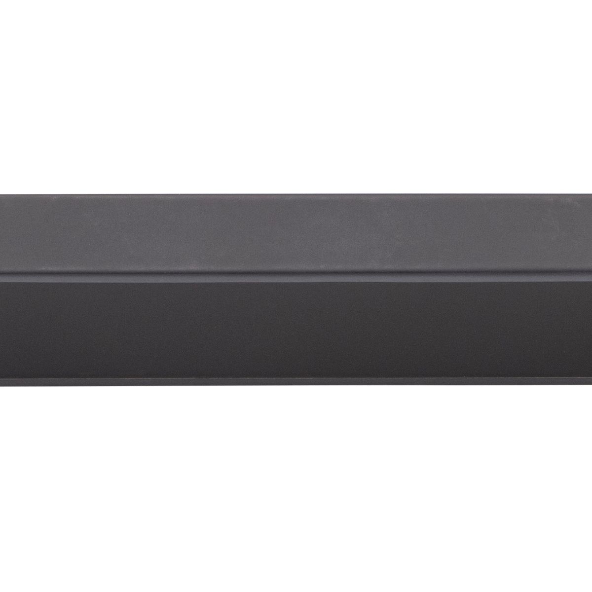 20963B - Osaka Cabinet Pull with Backplate - CTC160mm - Matt Black