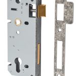 6082 - 85mm Euro Mortice Locks - 45mm Backset - Distressed Nickel