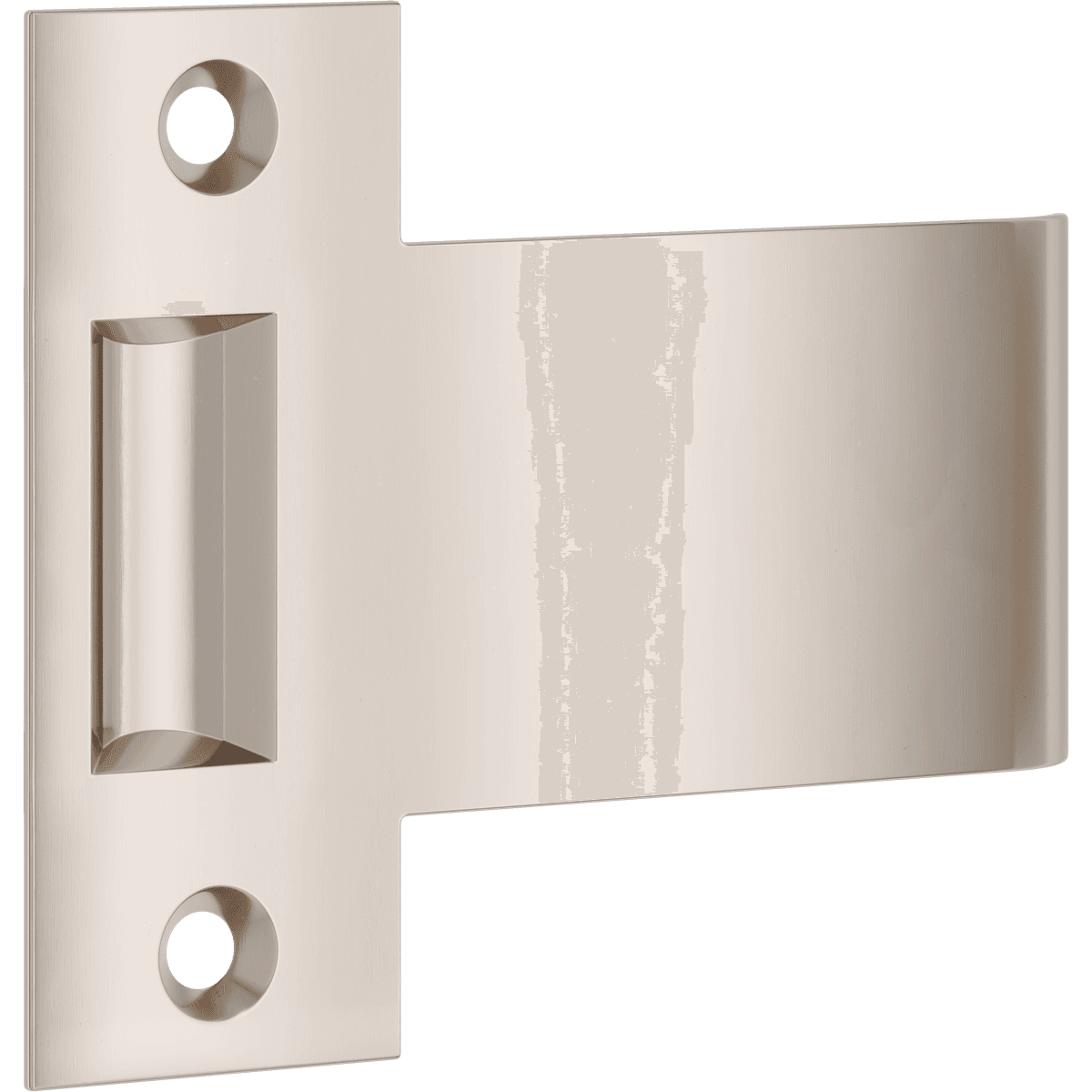 21969 - Extended Striker to Suit Roller Tube Latch - Polished Nickel