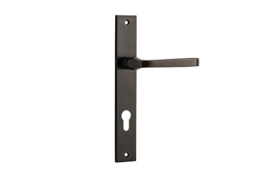 Annecy Lever - Rectangular Backplate