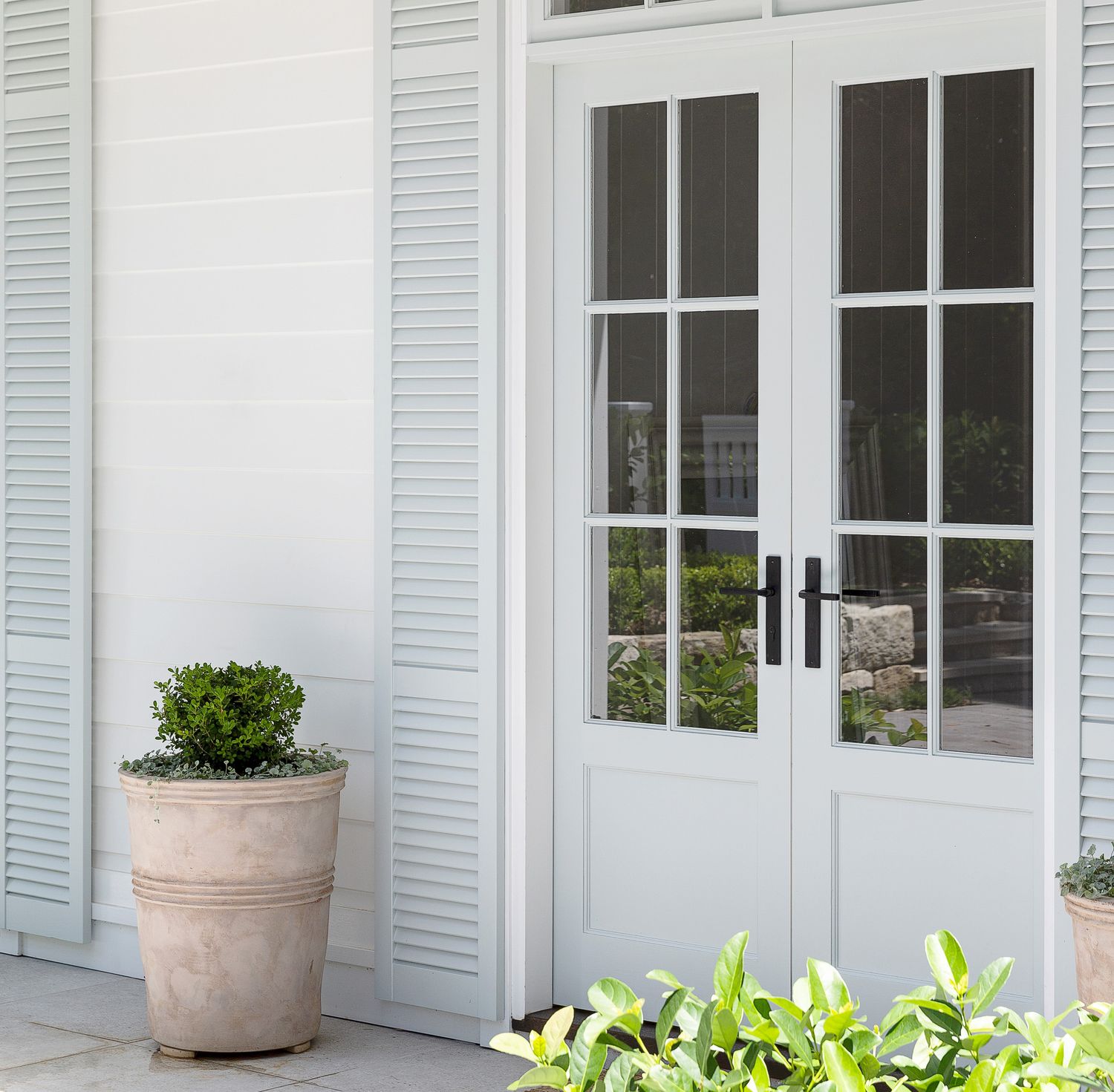 14708 - Annecy Lever - Rectangular Backplate - Satin Nickel - Passage