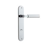 11766 - Berlin Lever - Oval Backplate - Polished Chrome - Passage