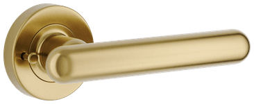 24000KIBPRIV60 - Puerto Lever - Round Rose (Inbuilt Privacy) - Brushed Gold PVD - Privacy