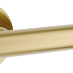 24000KIBPRIV60 - Puerto Lever - Round Rose (Inbuilt Privacy) - Brushed Gold PVD - Privacy