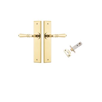 Sarlat Lever - Chamfered Backplate Passage Kit