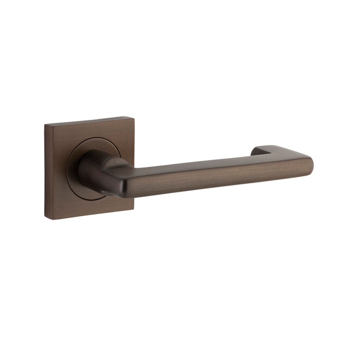 21171 - Baltimore Return Lever - Square Rose - Signature Brass - Passage