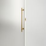 21850 - Roller Latch with Face Plate and Striker - Brushed Gold PVD