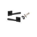 21193KPASS60 - Copenhagen Lever - Square Rose Passage Kit - Matt Black - Passage