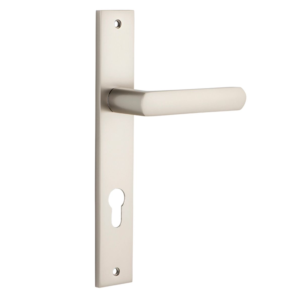 14860E85 - Osaka Lever - Rectangular Backplate - Satin Nickel - Entrance