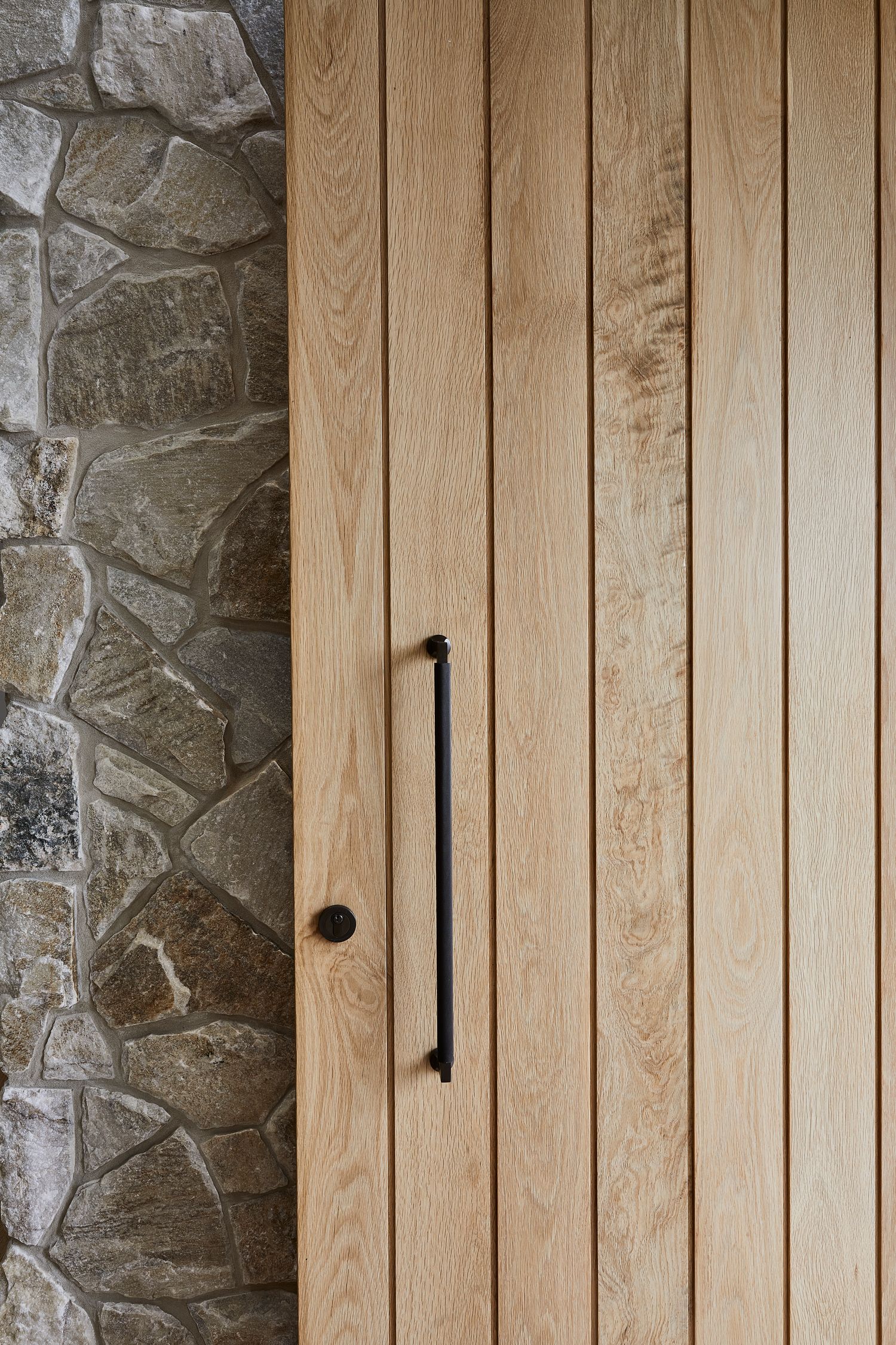 0479KENTR60KT - Brunswick Pull Handle - 600mm Entrance Kit with Separate High Security Lock - Satin Nickel - Entrance