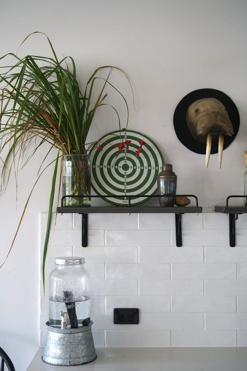 2 Gang Flat Plate Rocker Switches with Double Socket