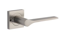 0439KIBPRIV60 - Como Lever - Square Rose Privacy Kit - Satin Nickel - Privacy