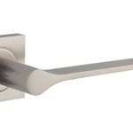 0439KIBPRIV60 - Como Lever - Square Rose Privacy Kit - Satin Nickel - Privacy