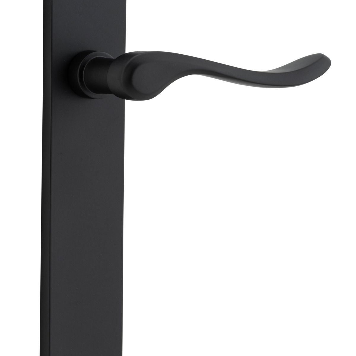 12924 - Stirling Lever - Oval Backplate - Matt Black - Passage