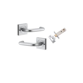 Oslo Lever - Square Rose (Inbuilt Privacy)