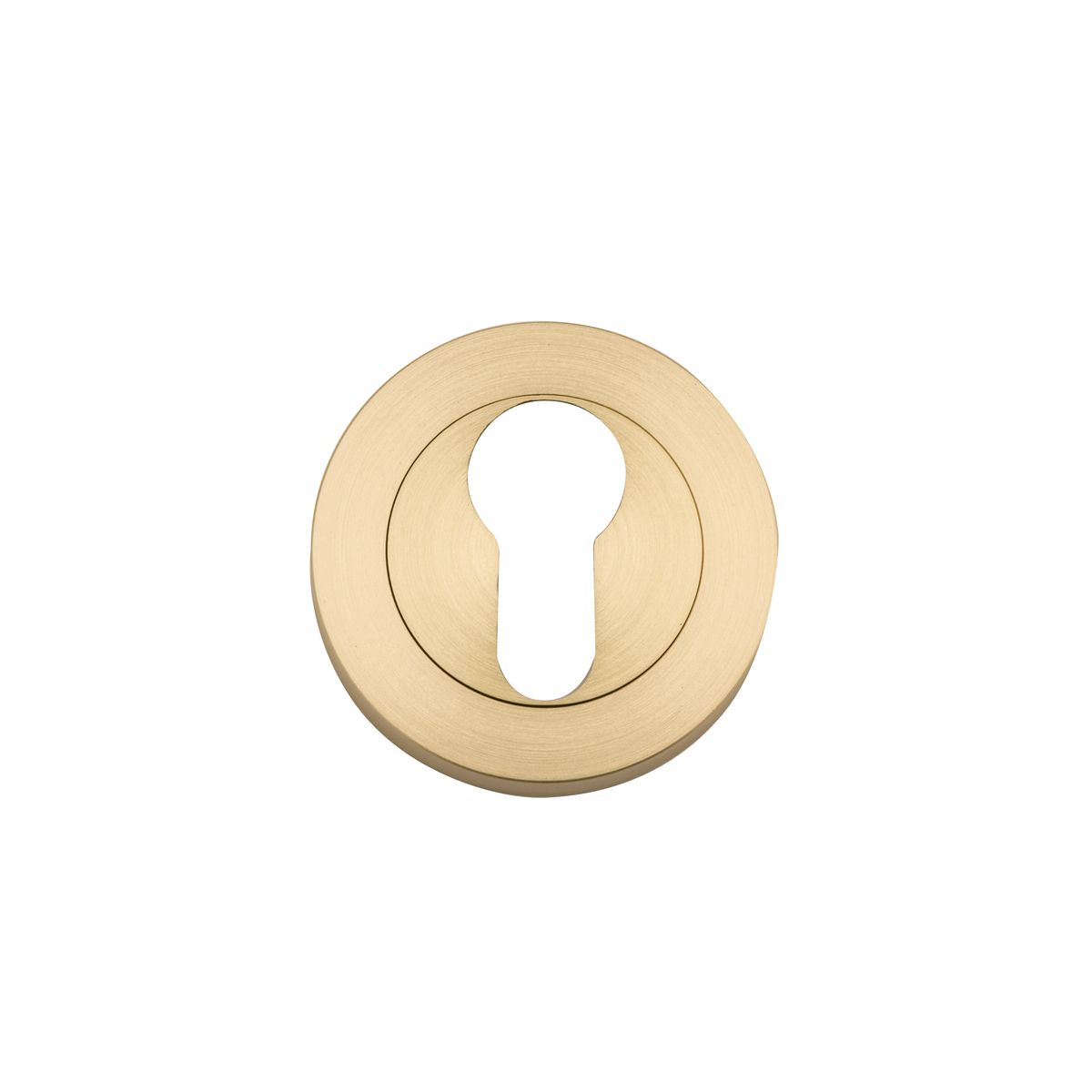 17119 - Euro Escutcheons - Round - Brushed Gold PVD
