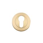 17119 - Euro Escutcheons - Round - Brushed Gold PVD
