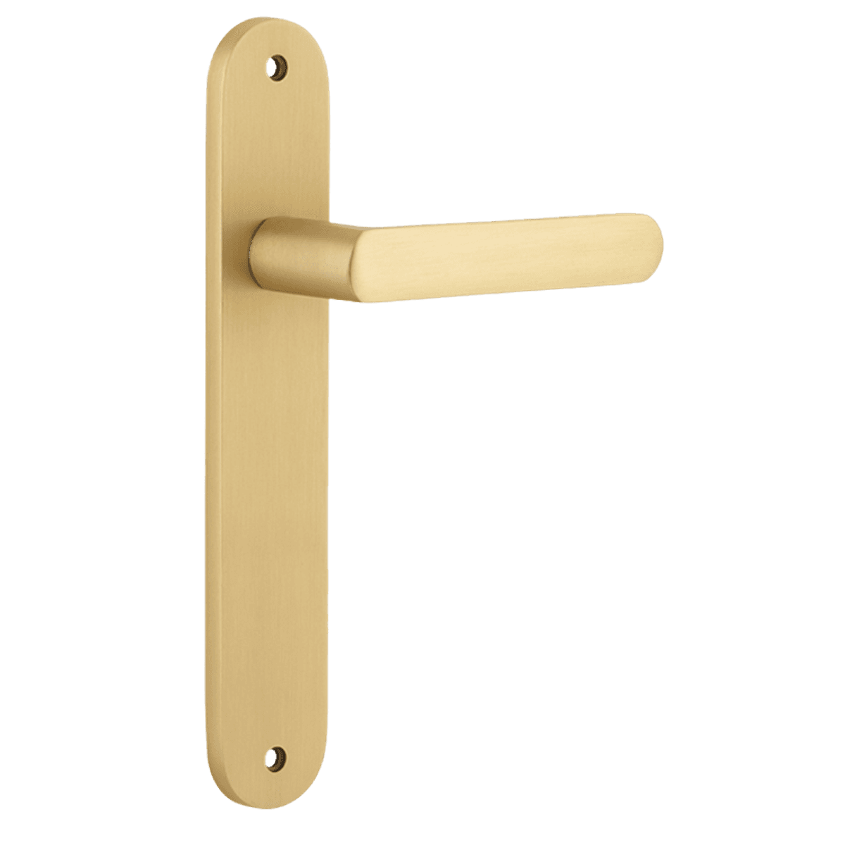 15364 - Osaka Lever - Oval Backplate - Brushed Brass - Passage