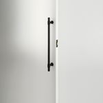 21854 - Roller Latch with Face Plate and Striker - Matt Black