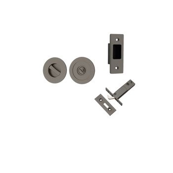 Round Sliding Door Pull Privacy Kit with Inbuilt Privacy Turn